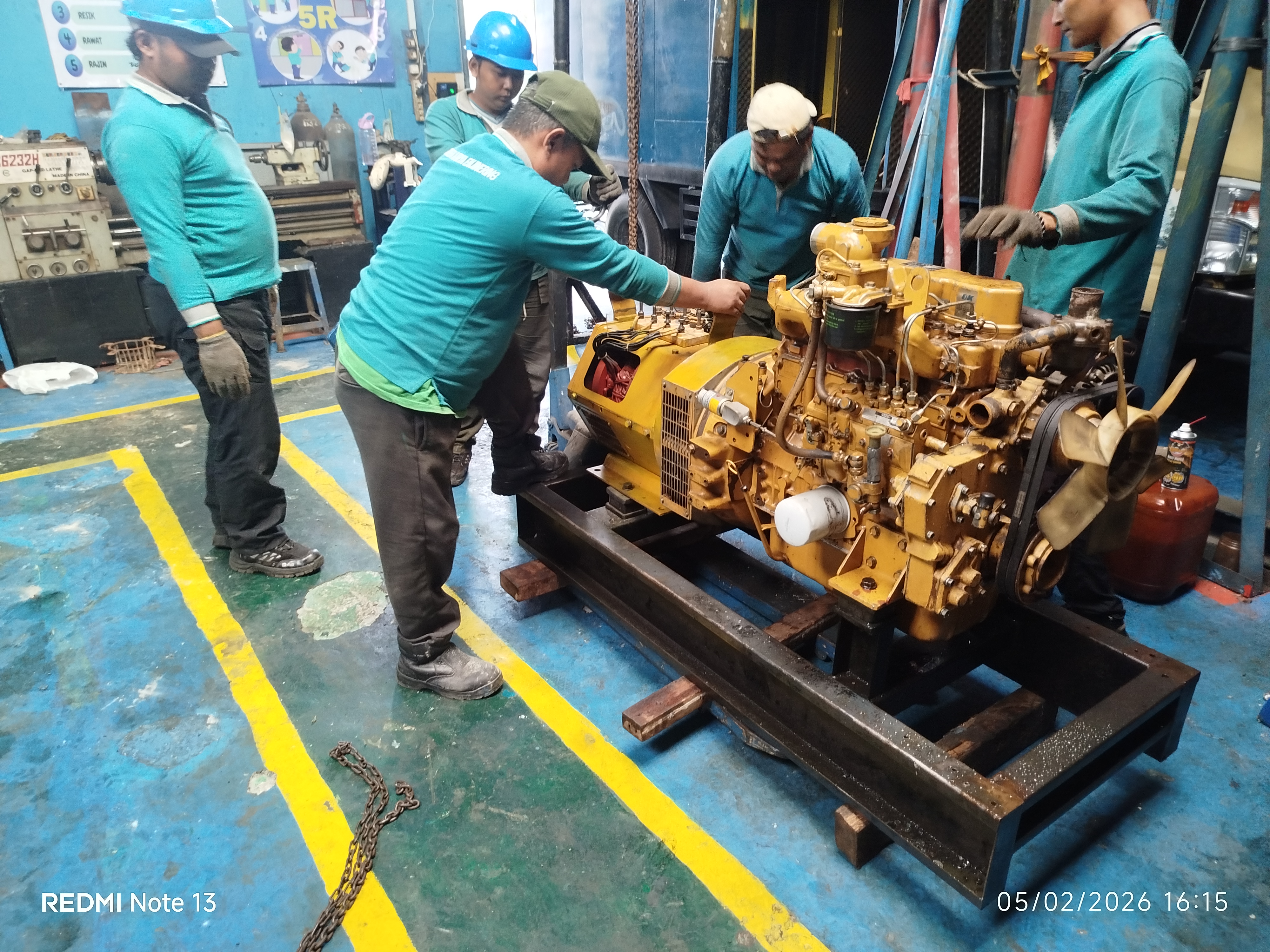 Fabrikasi Parts Replacement Piston Rewinding stator Overhaul rotor Replacement Bearing Balancing shaft rotor etc.